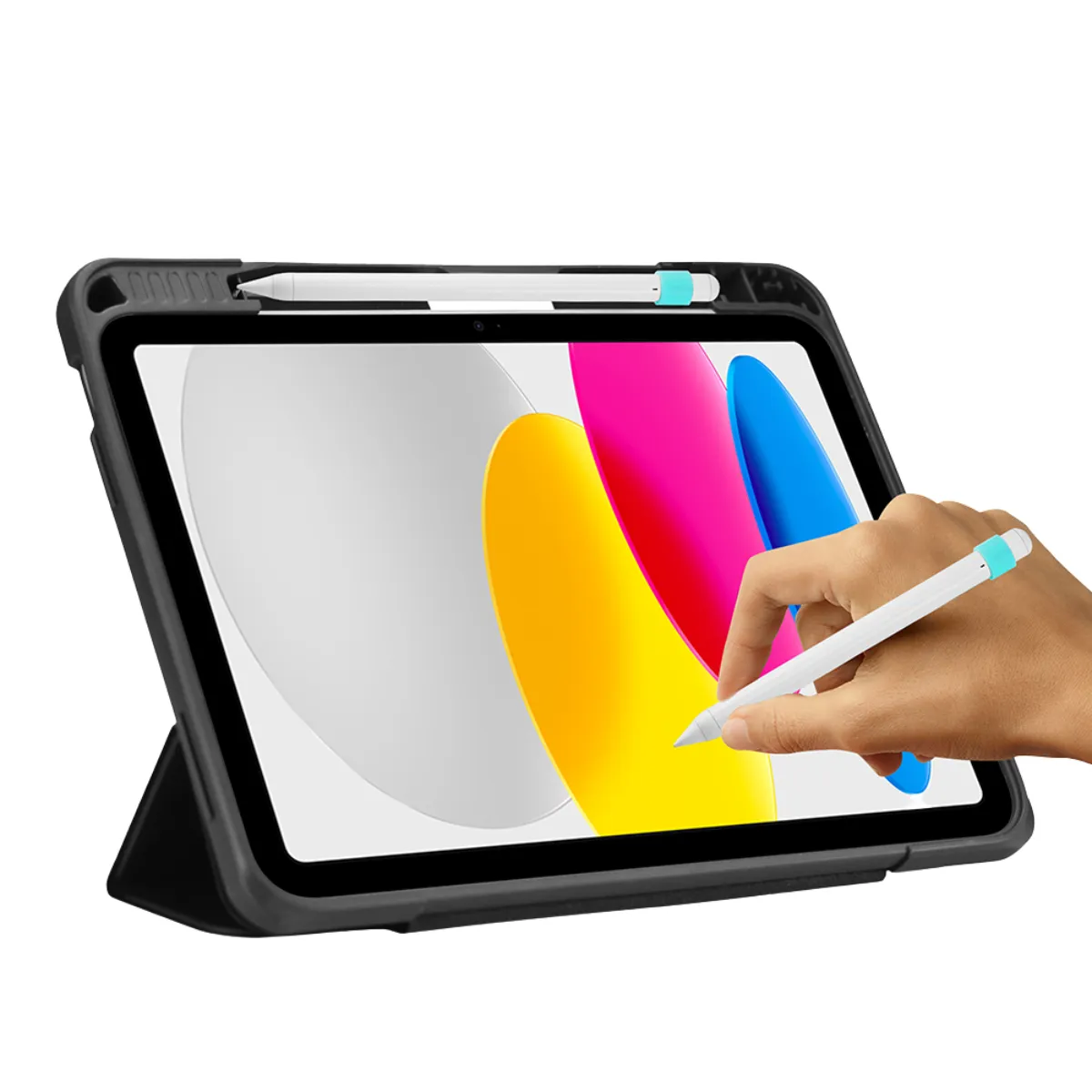 DEQSTER Rugged MAX Case für iPad 10.9" (10. Gen.), Schwarz – Bild 5