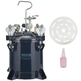VEVOR Druckbehälter Farbbehälter Sprühfarbe Drucktopf 10 L Drucktank, 70 psi Lackierpistole Farbbehälter Φ 24 × 25 cm Spray Paint Pressure Pot Tank Paint Container Farbspritzpistolen Lacken, Flecken VEVOR Druckbehälter Farbbehälter Sprühfarbe Drucktopf 10 L Drucktank, 70 psi Lackierpistole Farbbehälter Φ 24 × 25 cm Spray Paint Pressure Pot Tank Paint Container Farbspritzpistolen Lacken, Flecken