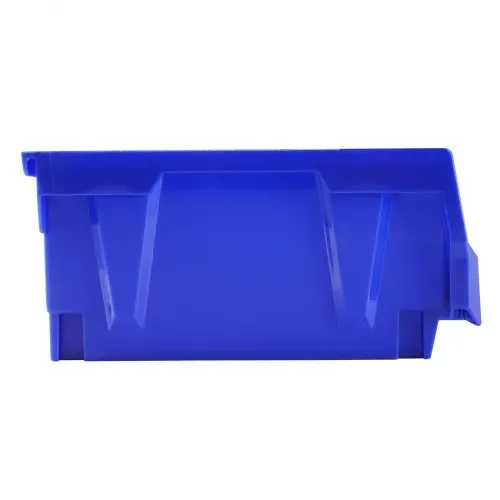 VEVOR 6er-Set Sichtlagerboxen Stapelboxen Stapelkisten Lagerkästen Blau/Rot – Bild 8