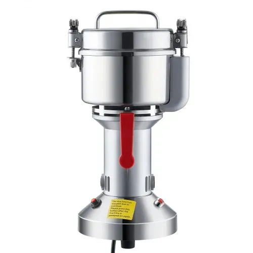 VEVOR elektrische Getreidemühle tragbare Hochgeschwindigkeits-Gewürzmühlen kommerziell 750 g 2000 W, Pulverisierer aus Edelstahl, 28000 U/min für trockene Körner Gewürze Müsli Kaffee Mais Pfeffer – Bild 9
