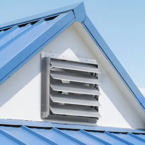 VEVOR 624 mm Abluftventilator mit Lamellen Industrie Wandventilator 136 W, Wandlüfter für Garage Gewächshaus Werkstatt, Stahlgehäuse, 11347 m³/h Lüftung, 1400 U/min Motor, Leiser Betrieb, Wandmontage – Bild 7