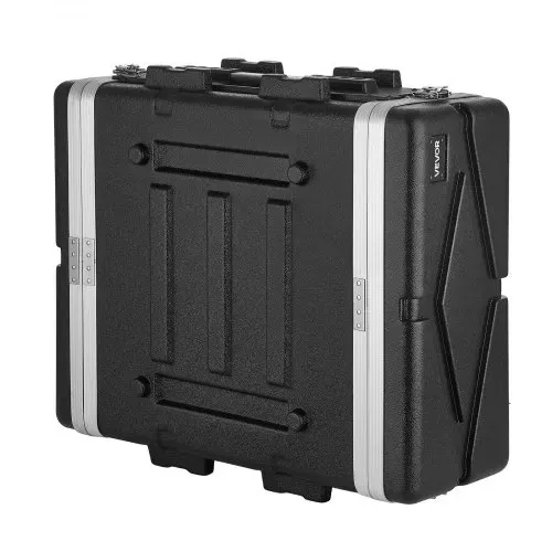 VEVOR 4U Rack-Gehäuse 480 mm, Rack-Koffer Innentiefe 468 mm, Serverschrank aus ABS-Kunststoff, Versenkte Drehverschlüsse, Abnehmbare Vorder- & Rückseite, für Verstärker Prozessoren Controller – Bild 10