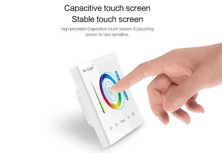 MiBoxer P3 LED Fernbedienung Smart Panel Controller(RGB/RGB-W/RGB+CCT) – Bild 6