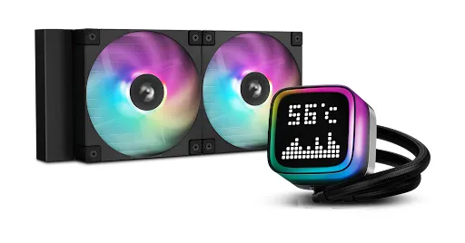 DeepCool R-LP240-BKMSNC-G-1 Computerkühlsystem Computergehäuse, Prozessor All-in-One-Flüssigkeitskühler 12 cm Schwarz 1 Stück(e) DeepCool R-LP240-BKMSNC-G-1 Computerkühlsystem Computergehäuse, Prozessor All-in-One-Flüssigkeitskühler 12 cm Schwarz 1 Stück(e)