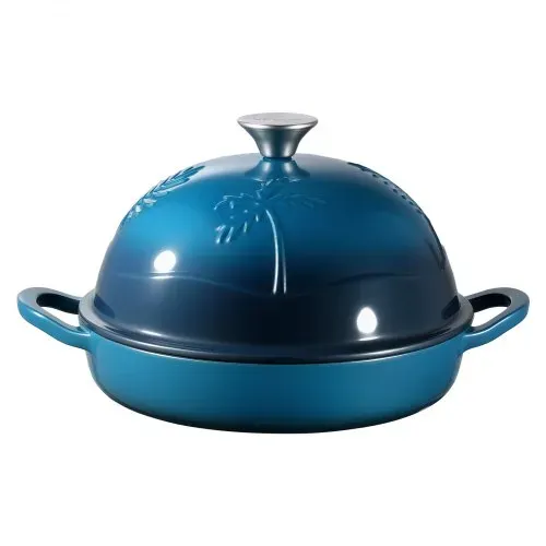 VEVOR Schmortopf aus emailliertem Gusseisen, 4,73 L Dutch Oven zum Backen von Sauerteigbrot, robuster Kochtopf mit Deckel & 2 Griffen, geeignet bis 260 °C, Brottopf zum Kochen und Braten – Bild 10