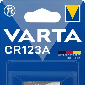 Batterie Photo CR123A 3V *Varta* 1-Pack Batterie Photo CR123A 3V *Varta* 1-Pack