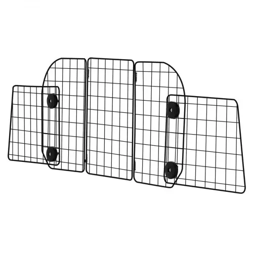 VEVOR Hunde Autobarriere einstellbare Trennwand Hundegitter (928 x 423 mm) Autoschutzgitter für die Rücksitze, Haustierbarriere aus Drahtgeflecht, universell passende Autobarriere für SUVs Lkws – Bild 8
