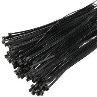Kabelbinder 200mm x 3,5mm, schwarz 100er Pack, hohe Zugkraft, UV fest Kabelbinder 200mm x 3,5mm, schwarz 100er Pack, hohe Zugkraft, UV fest