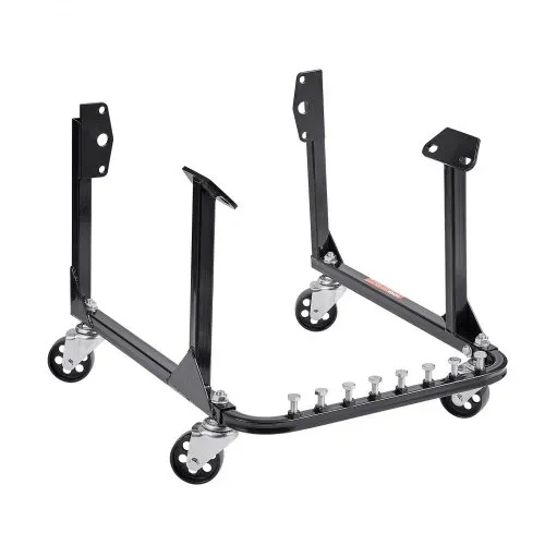 VEVOR U-förmige Motorständer Motorhebewagen (340 kg belastbar), robuster Motorhalter aus Stahl mit 4 Lenkrollen & 4 Hakenpositionen, geeignet für BB-CHEVY- und GEN-1 SB-CHEVY-Motoren – Bild 10