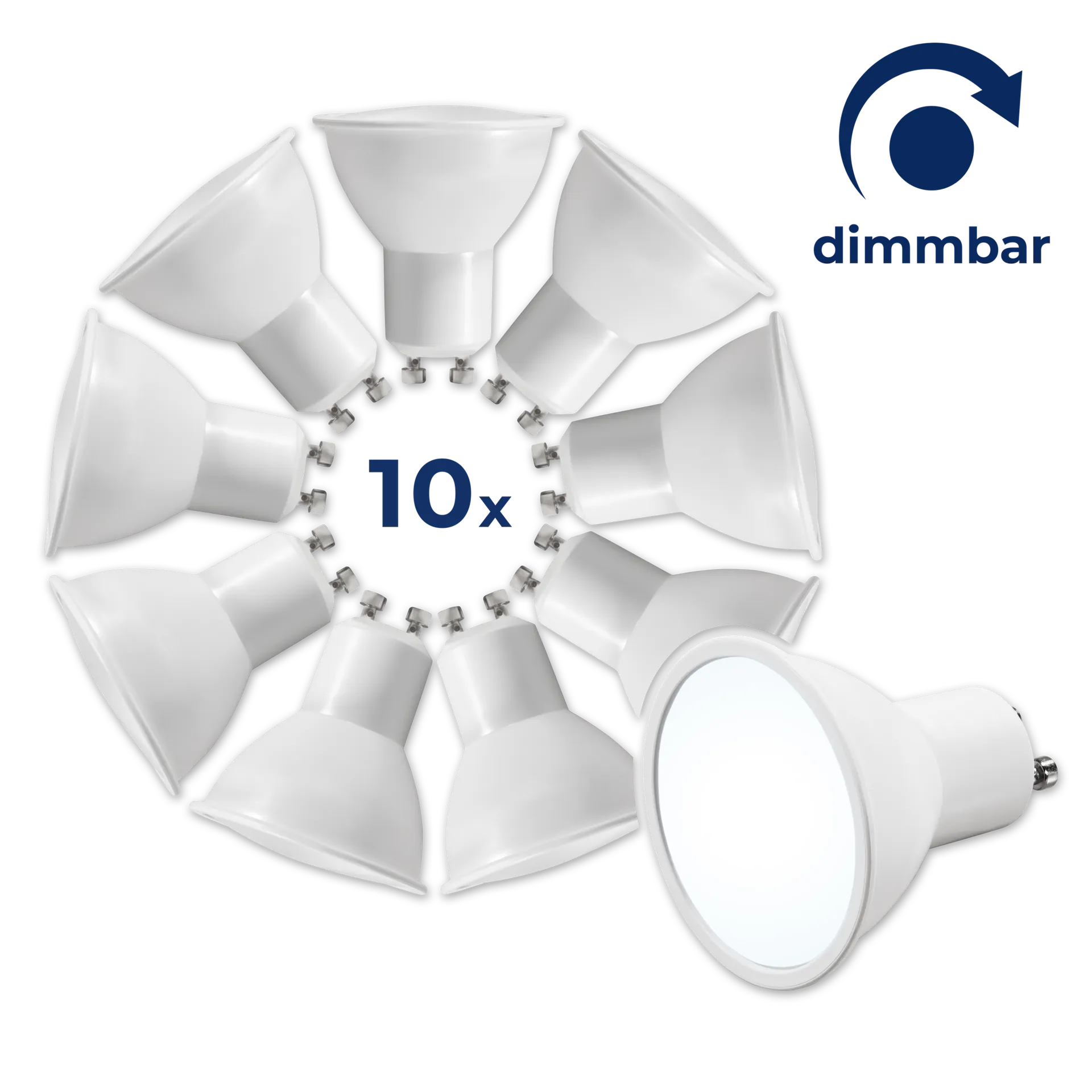 LED-Strahler McShine “MS-60-10dimm“ 6W, 510lm, tageslichtweiß, dimmbar,10er-Pack LED-Strahler McShine “MS-60-10dimm“ 6W, 510lm, tageslichtweiß, dimmbar,10er-Pack