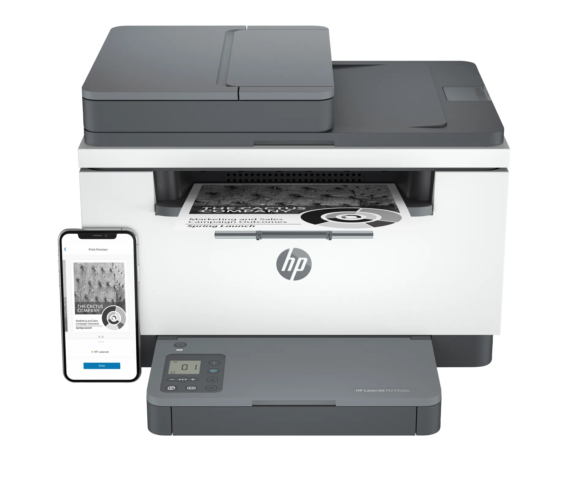 HP LaserJet M234sdw Wireless Multifunction Schwarzweiß Drucker, Kopierer, Scanner; Duplex HP LaserJet M234sdw Wireless Multifunction Schwarzweiß Drucker, Kopierer, Scanner; Duplex