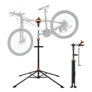 VEVOR Fahrradreparaturständer Fahrradmontageständer, Reparaturständer für Fahrräder, Schwerlast-Montageständer 36,3 kg, 1079,5–1900 mm Höhenverstellbarer Fahrradständer mit vier Standbeinen Schwarz VEVOR Fahrradreparaturständer Fahrradmontageständer, Reparaturständer für Fahrräder, Schwerlast-Montageständer 36,3 kg, 1079,5–1900 mm Höhenverstellbarer Fahrradständer mit vier Standbeinen Schwarz