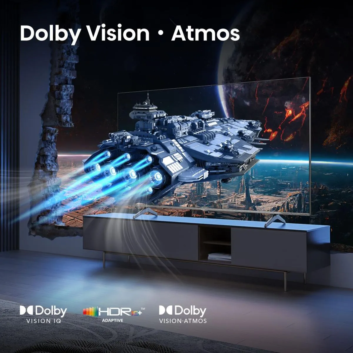 Hisense 55 '' E7Q PRO | Hi-QLED Smart TV 4K 144 Hz – Bild 6