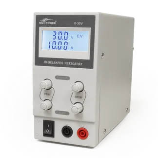 Labornetzgerät McPower “LBN-3010“, 0-30V, 0-10A regelbar, LC-Anzeige Labornetzgerät McPower “LBN-3010“, 0-30V, 0-10A regelbar, LC-Anzeige