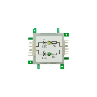 ALLNET Brick’R’knowledge LED dual gelb & grün Signal durchverbunden ALLNET Brick’R’knowledge LED dual gelb & grün Signal durchverbunden