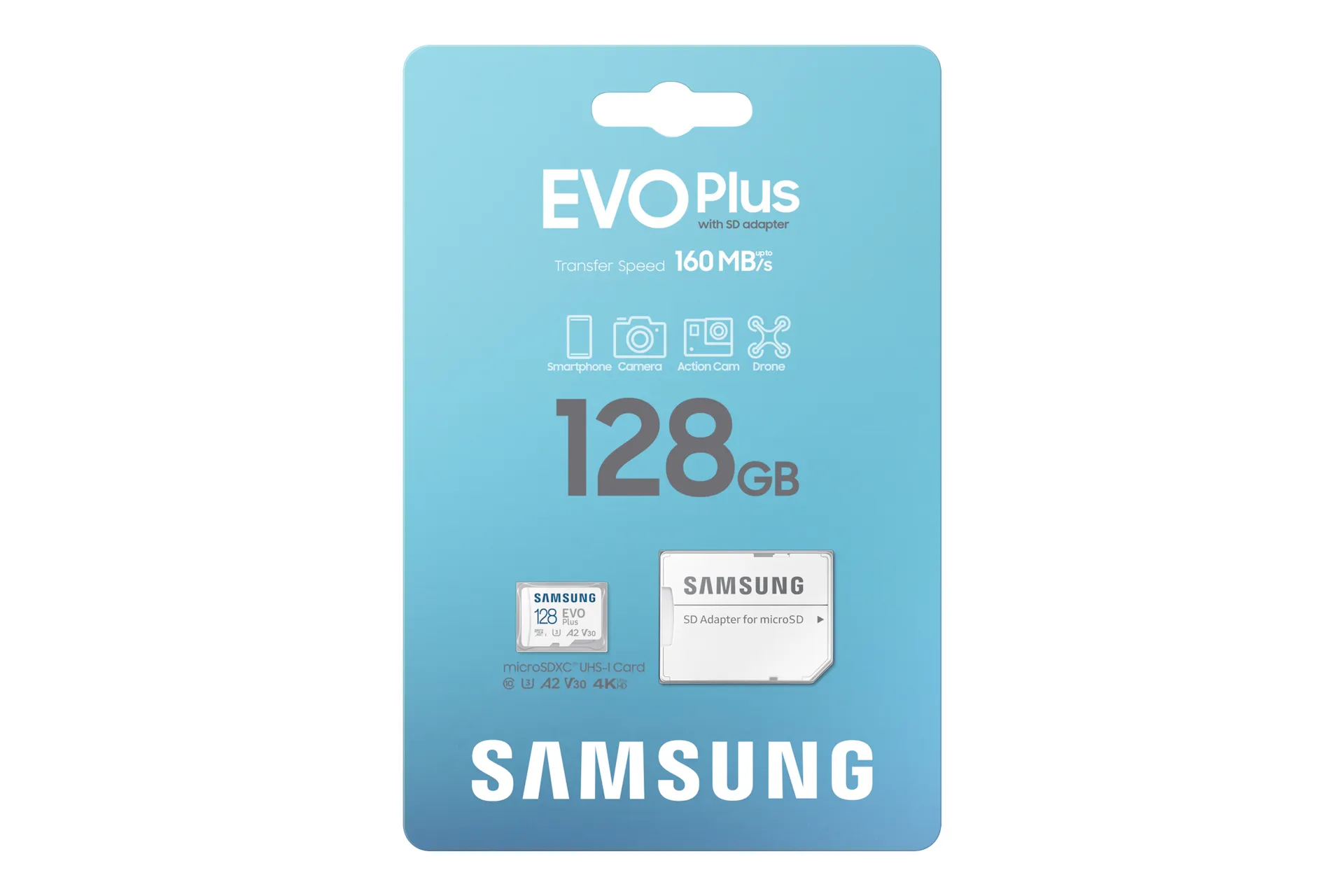 Samsung EVO Plus microSD-Speicherkarte (2024) (inkl. SD Adapter) - 128 GB – Bild 4