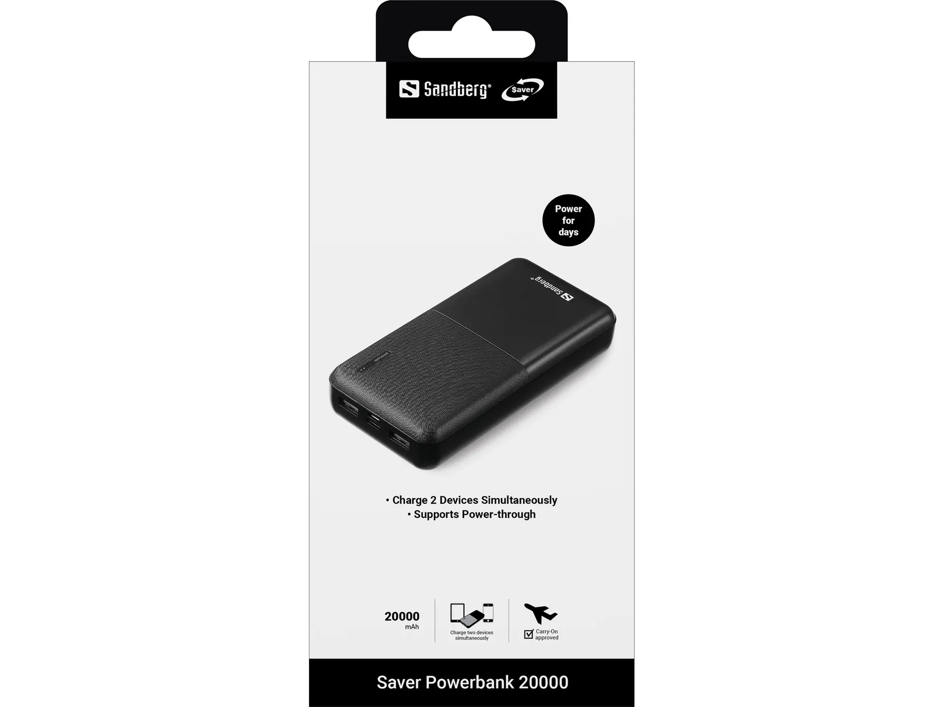 Sandberg Saver Powerbank 20000 – Bild 2