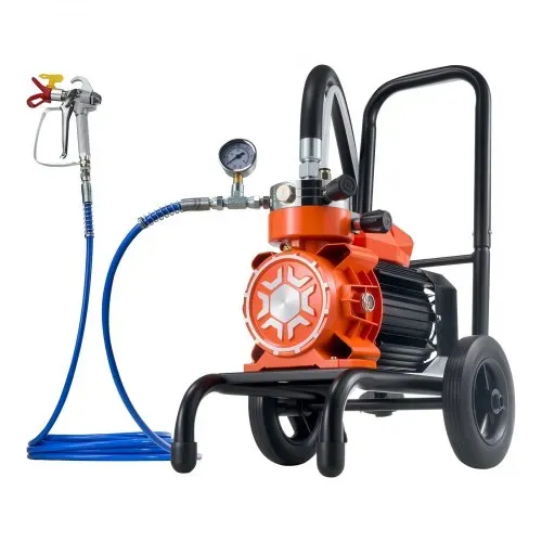 VEVOR Membran-Airless-Farbspritzgerät 900 W, Rollbares Farbspritzgerät mit 15,17 MPa Hochdruck, 10 m Hochdruckschlauch, Reinigungsnadel und Bürste, für DIY-Sprüharbeiten im Innen- und Außenbereich – Bild 9