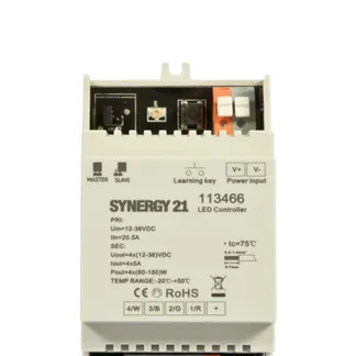 Synergy 21 LED Serie EOS 05 4-Kanal Controller + Hutschiene Synergy 21 LED Serie EOS 05 4-Kanal Controller + Hutschiene