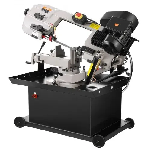 VEVOR Horizontale Metallbandsäge, 17x21cm rechteckige Schnittkapazität, Metall-Bügelsägen mit 1,1 kW-Motor, 0-45° Winkeleinstellung, variable Geschwindigkeit, für Metall, Holz und Kunststoff – Bild 8