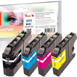 Peach 319370 Druckerpatrone 4 Stück(e) Kompatibel Schwarz, Cyan, Magenta, Gelb Peach 319370 Druckerpatrone 4 Stück(e) Kompatibel Schwarz, Cyan, Magenta, Gelb