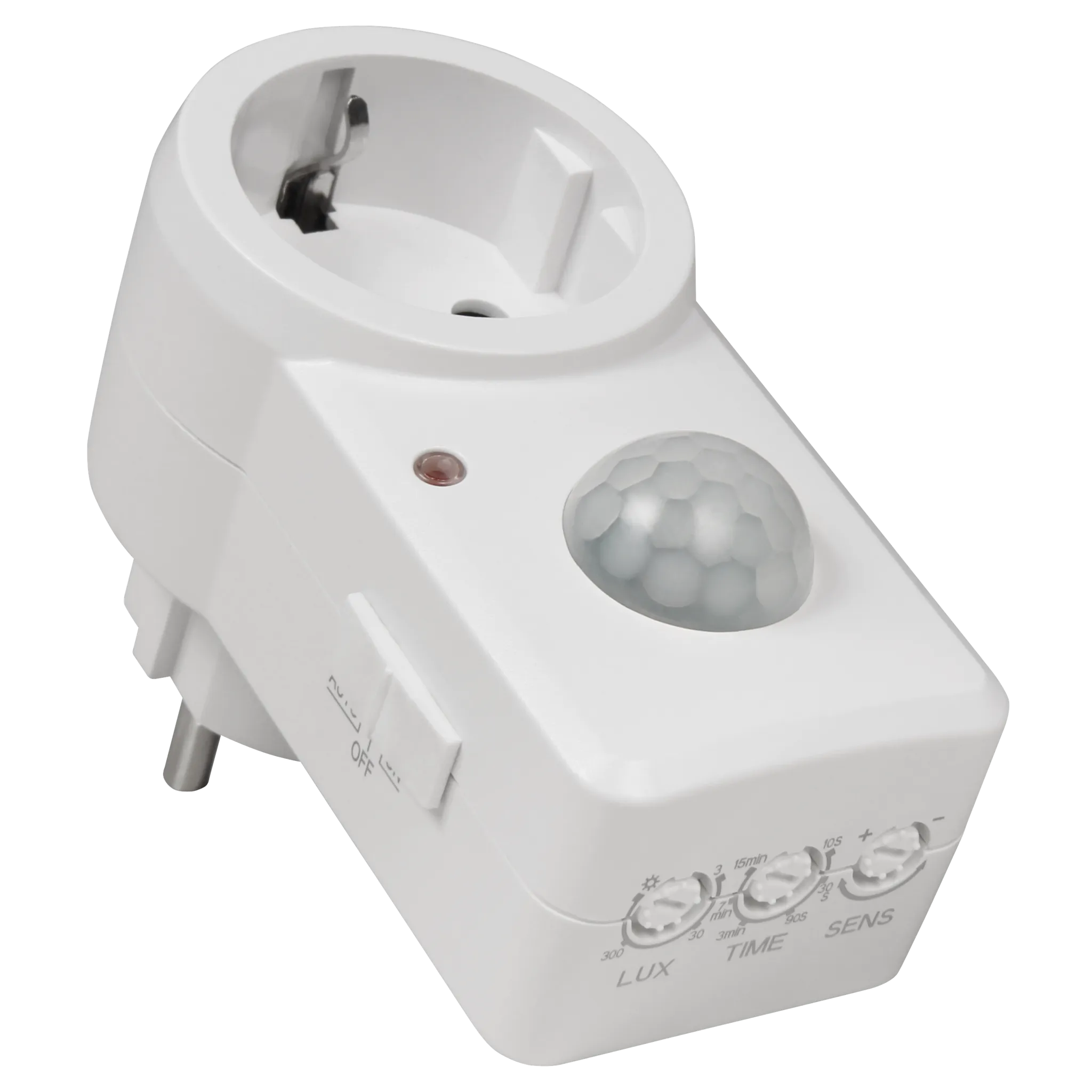 Zwischenstecker McPower, 120° Bewegungsmelder, 1.200W, weiß – Bild 2