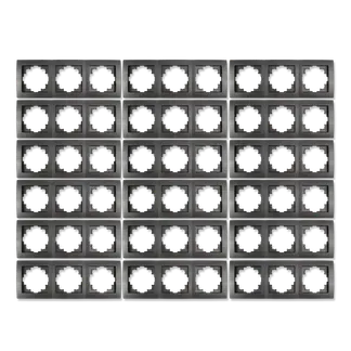 Rahmen McPower “Flair“, 3-fach, anthrazit, 18er-Pack Rahmen McPower “Flair“, 3-fach, anthrazit, 18er-Pack