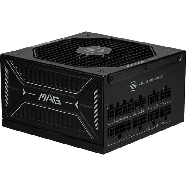 MSI MAG A850GLS PCIE5 Netzteil 850 W 24-pin ATX ATX Schwarz – Bild 2