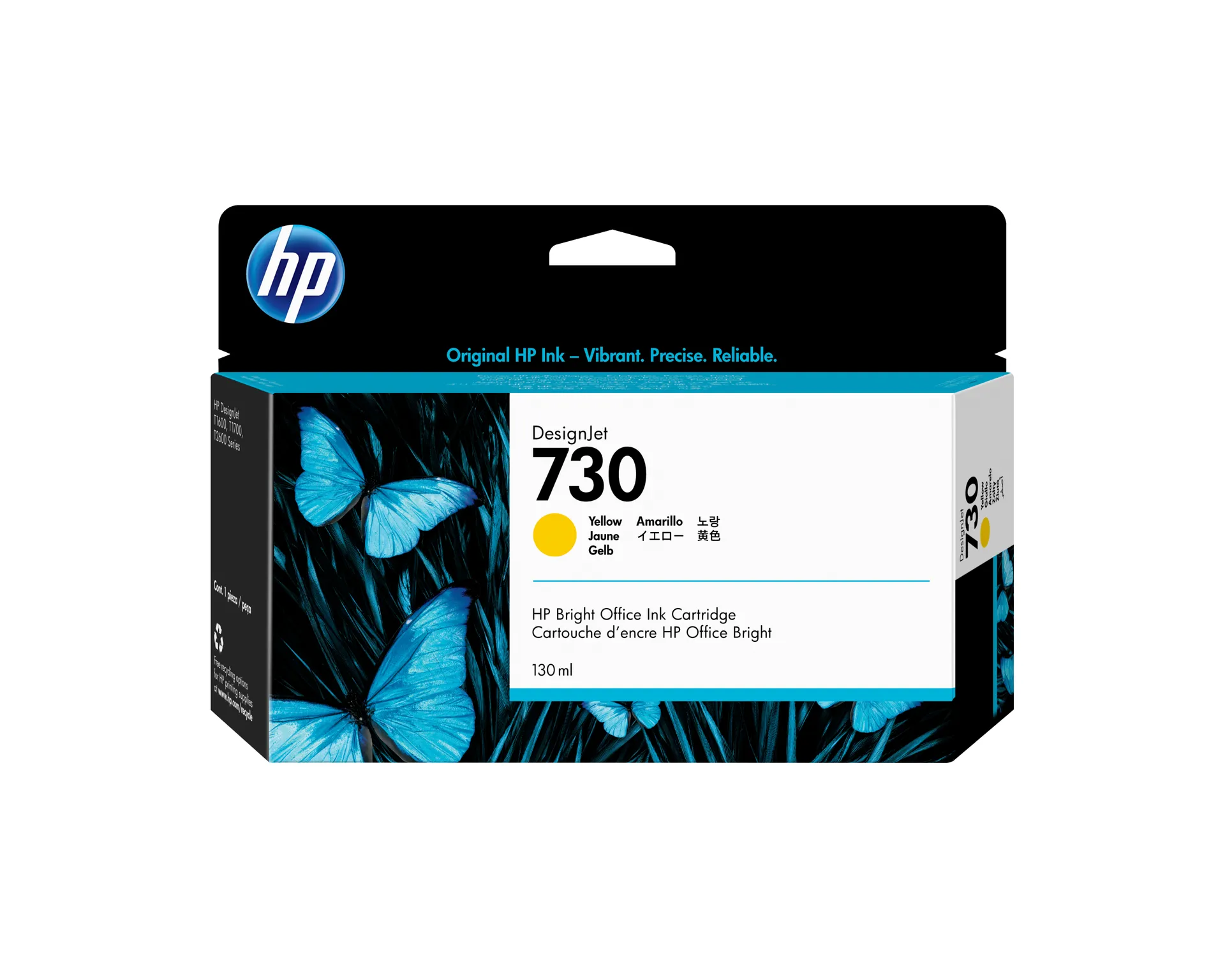 HP 730 DesignJet Druckerpatrone Gelb 130 ml HP 730 DesignJet Druckerpatrone Gelb 130 ml