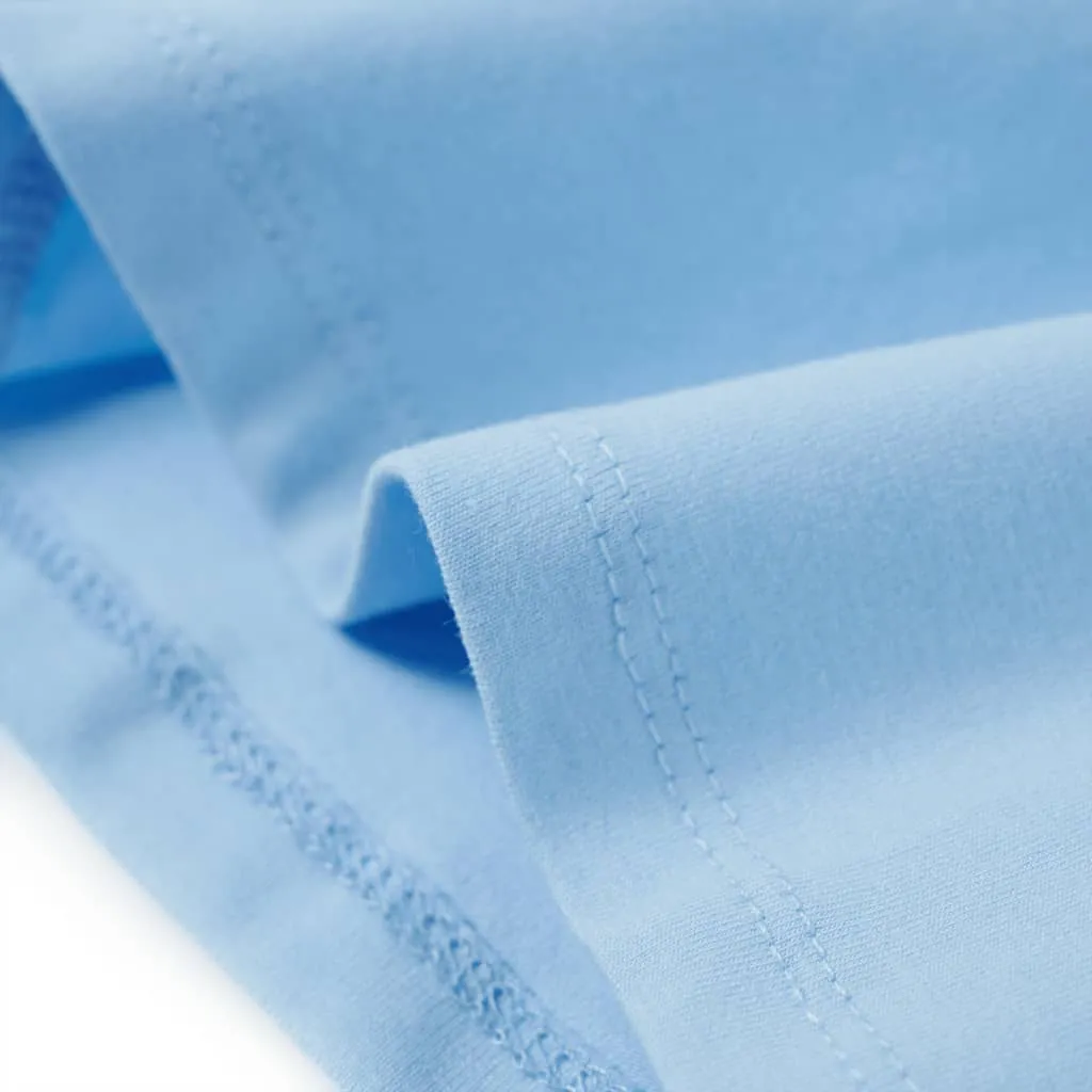vidaXL Kinder-T-Shirt mit Rüschenärmeln Hellblau 92 – Bild 6