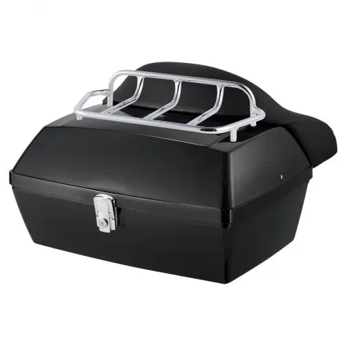 VEVOR Motorrad-Topcase Motorradkoffer 48 L universelle Heckbox aus PP-Material, wasserdichte & abnehmbare Motorrad-Topbox mit Mehrlochboden & Regal Helmkoffer (565 x 500 x 380 mm) – Bild 9