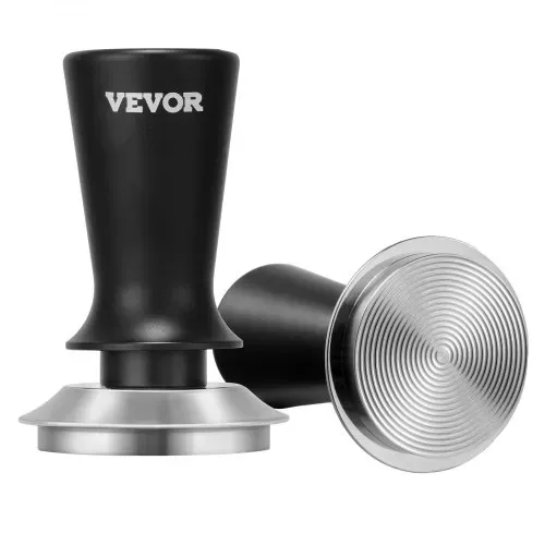 VEVOR Espresso-Tamper 53 mm, gefederter Kaffeetamper, 13,6 kg Tamper-Werkzeug Kaffeewerkzeug für Kaffeemaschine Kaffeezubehör Edelstahl-Tamper Kaffeestampfer mit rutschfestem Griff Schwarz – Bild 8
