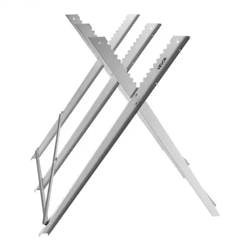 VEVOR Sägeböcke mit Kettensägen-Halterung, 150 kg, Holzsägebock, Sägegestell, Sägehilfe, kompatibel mit 0–250 mm Materialdurchmesser, Kettensägebock, Holzarbeiten, Tischler & Bauunternehmer – Bild 9