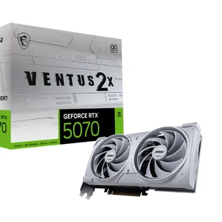 MSI GeForce RTX5070 VENTUS 2X OC White NVIDIA GeForce RTX 5070 12 GB GDDR7 MSI GeForce RTX5070 VENTUS 2X OC White NVIDIA GeForce RTX 5070 12 GB GDDR7