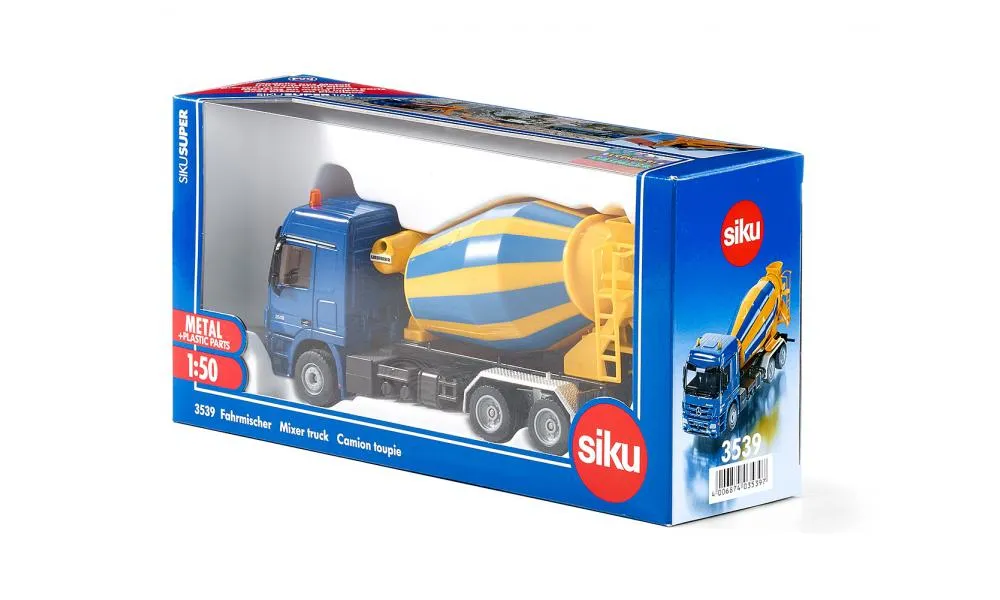 Siku 3539 maßstabsgetreue modell Betonmischer-LKW Vormontiert 1:50 – Bild 2