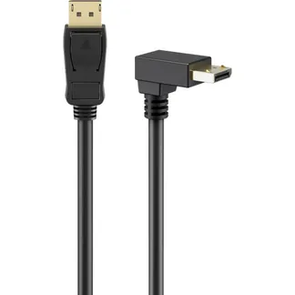 Kabel DisplayPort Stecker 90° > DisplayPort Stecker, 8K / 144Hz Kabel DisplayPort Stecker 90° > DisplayPort Stecker, 8K / 144Hz