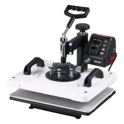 VEVOR Transferpresse 29x38cm Sublimationmaschine 900W Textilpresse, Schwenkarm Schnelles & Gleichmäßiges Aufheizen Zeit- & Temperaturregelung T-Shirts Stoffbeutel Kissenbezüge Socken – Bild 10
