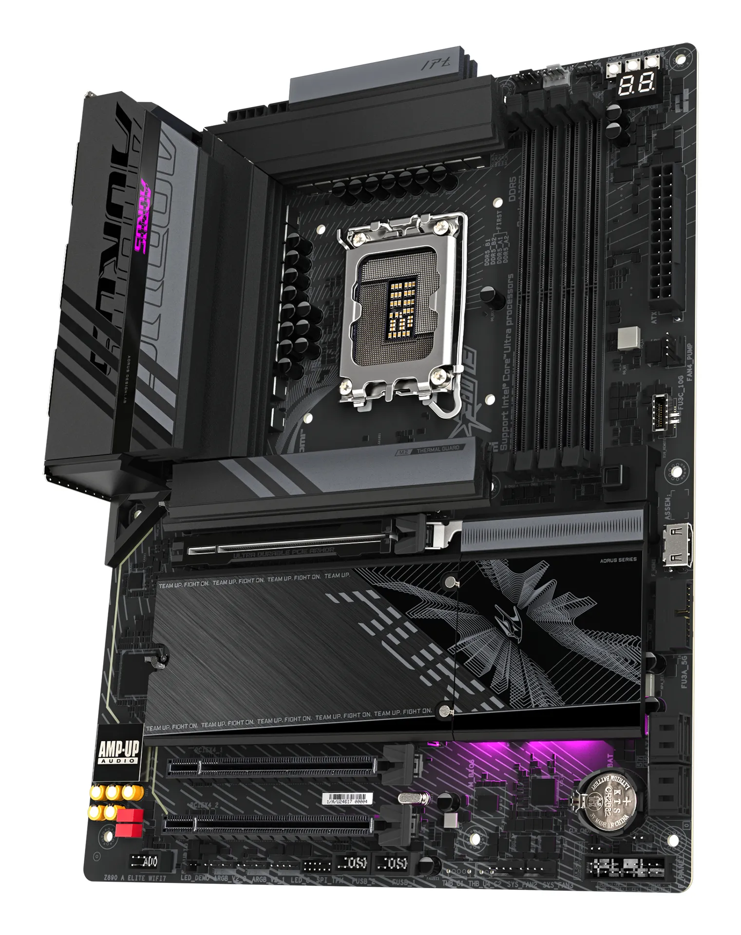 GIGABYTE Z890 AORUS ELITE WIFI7 Mainboard - Unterstützt Intel Core Ultra (Serie 2) CPUs, 16+1+2 Phasen VRM, bis zu 8800MHz DDR5 (OC), 1xPCIe 5.0 + 3xPCIe 4.0, Wi-Fi 7, 2.5GbE LAN, Thunderbolt 4 – Bild 4