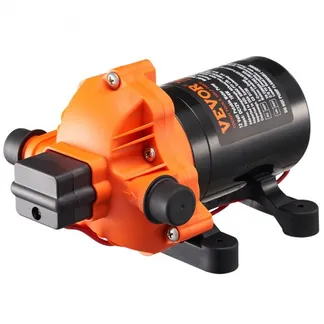 VEVOR 12-V-Membranpumpe, 13,25 L/min, 3-Kammer-DC-Wasserpumpe mit automatischem Druckschalter 40–100 PSI einstellbar, 50 PSI, 1/2 Zoll MNPT-Anschluss, für Wohnmobil, Yacht, Imbisswagen, Camper, Marine VEVOR 12-V-Membranpumpe, 13,25 L/min, 3-Kammer-DC-Wasserpumpe mit automatischem Druckschalter 40–100 PSI einstellbar, 50 PSI, 1/2 Zoll MNPT-Anschluss, für Wohnmobil, Yacht, Imbisswagen, Camper, Marine