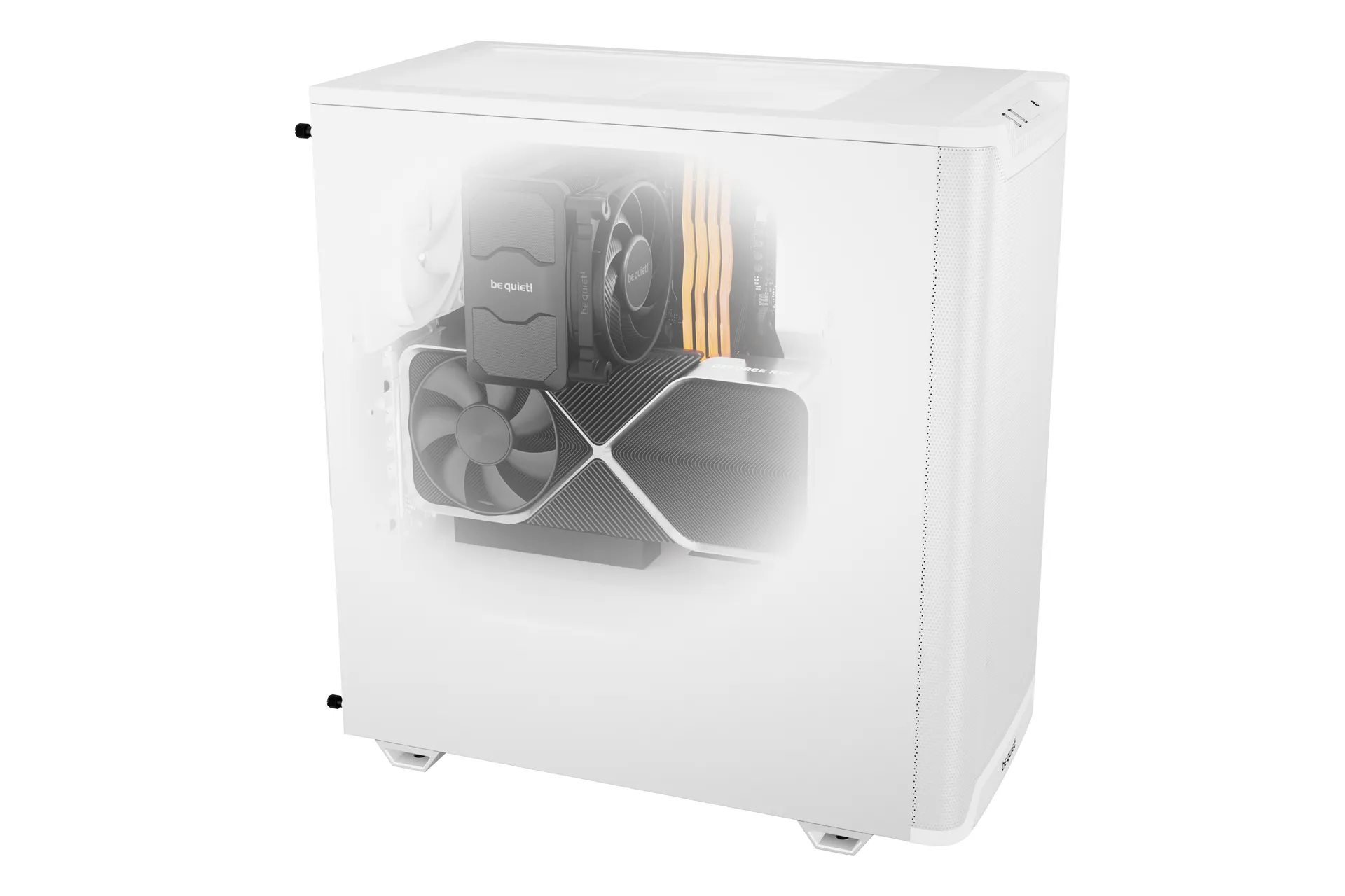 be quiet! PURE BASE 501 Airflow White Midi Tower Weiß – Bild 5