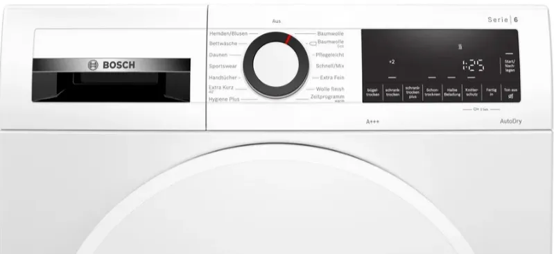 Bosch Serie 6 WQG233D20 Wäschetrockner Freistehend Frontlader 8 kg Weiß – Bild 4