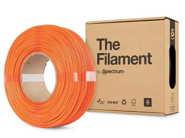 The Filament · ReFill PLA · MACHINERY ORANGE · 1.75mm · 1kg The Filament · ReFill PLA · MACHINERY ORANGE · 1.75mm · 1kg