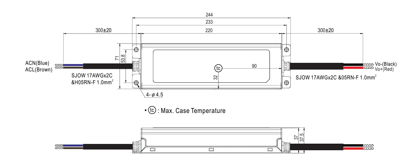 MEAN WELL Netzteil - 24V 200W IP67 – Bild 2