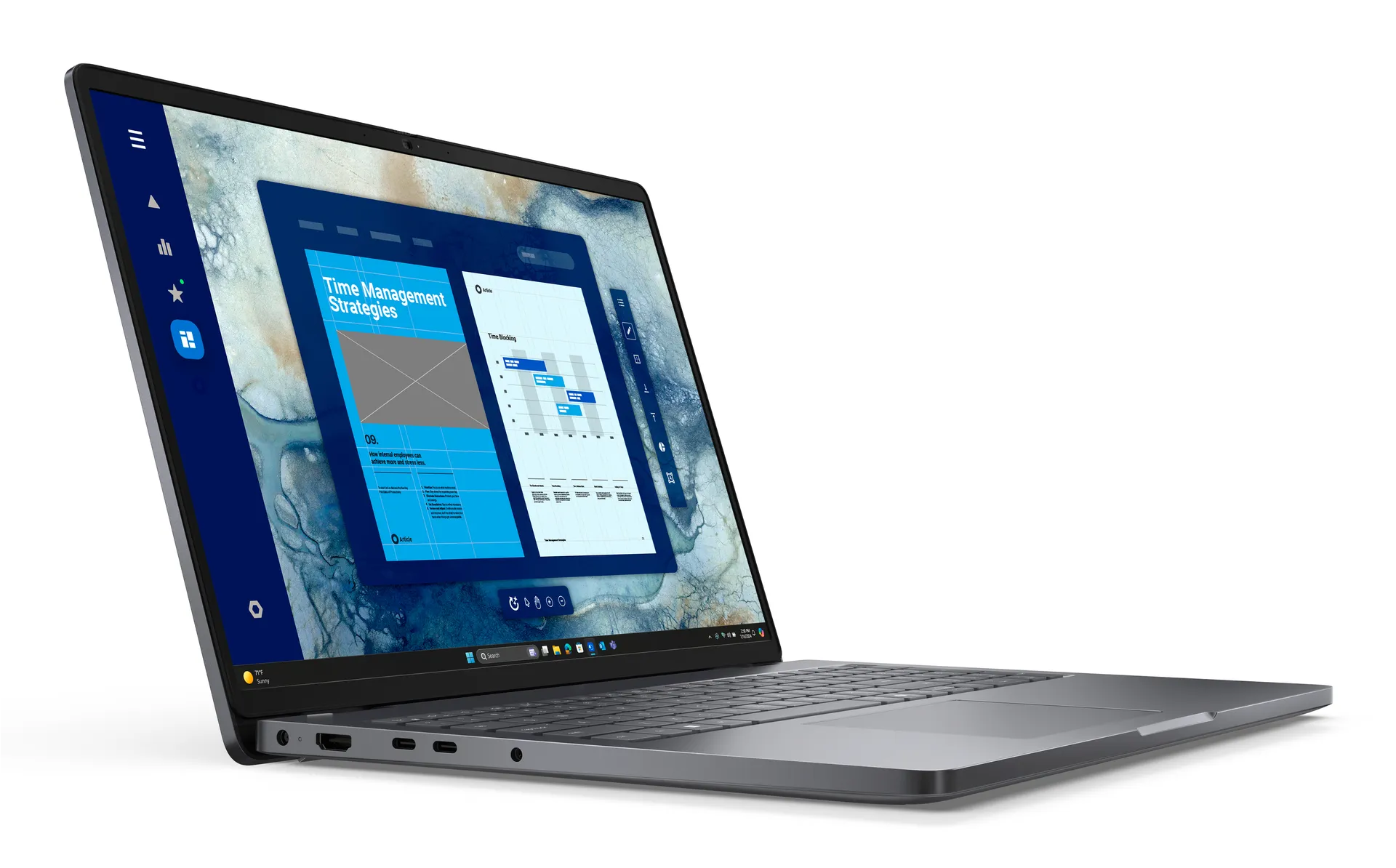 DELL Pro 16 PC16250 Intel Core Ultra 5 225U Laptop 40,6 cm (16") Full HD+ 16 GB DDR5-SDRAM 512 GB SSD Wi-Fi 6E (802.11ax) Windows 11 Pro Deutsch Schwarz – Bild 2