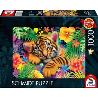 Tiger-Welpe, Puzzle Tiger-Welpe, Puzzle