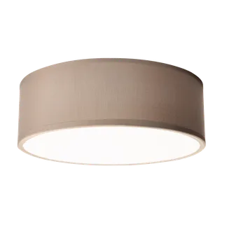 Deckenleuchte EINLICHT “Fabric“ für 1x E27, Ø30cm, Taupe, Stoffschirm Deckenleuchte EINLICHT “Fabric“ für 1x E27, Ø30cm, Taupe, Stoffschirm