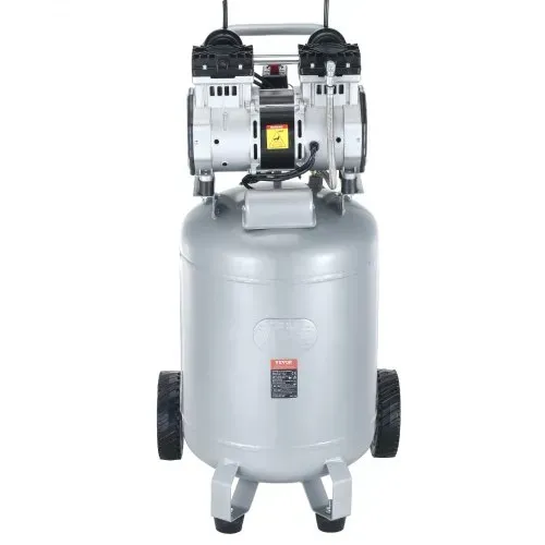 VEVOR Luftkompressor 49L Flüsterkompressor 2HP Luftpumpe ölfrei 8bar Kompressor Einphasig Geräuschpegel ≤63dB Ideal zum Aufpumpen von Reifen Autoreparaturen Malerarbeiten Holzarbeiten – Bild 9