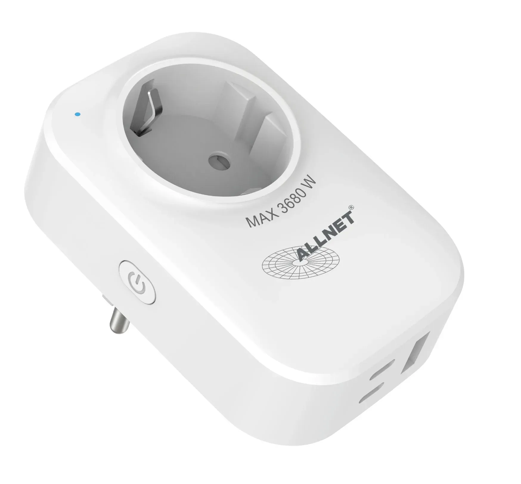 ALLNET ESP32 WiFi Schaltsteckdose ALL3079 inkl. Strommessung & USB-Ladegerät, 2in1 WIFI-Smart-Plug & USB Ladegerät ALLNET ESP32 WiFi Schaltsteckdose ALL3079 inkl. Strommessung & USB-Ladegerät, 2in1 WIFI-Smart-Plug & USB Ladegerät