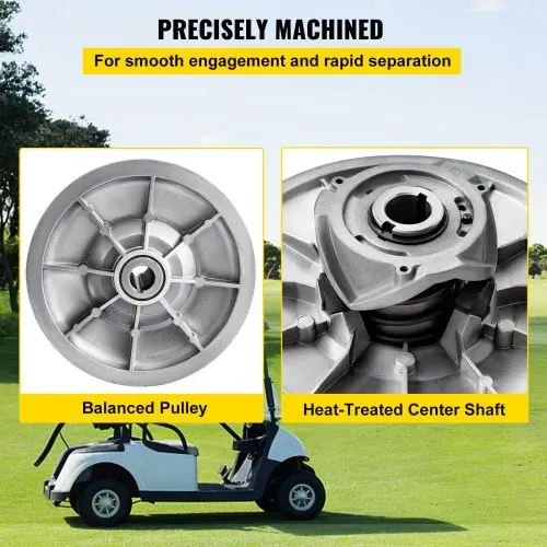 VEVOR Golf Cart High Torque Driven Clutch für Club Car DS & Precedent 1997 bis Up Club Car 4-Cycle Gas Golf Cart Modell, Silber – Bild 4