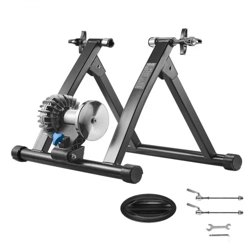 VEVOR Fahrrad Rollentrainer Fahrradtrainer für 660,4-736,6 mm / 700C-Räder, klappbarer Radtrainer Heimtrainer mit Schnellspanner & Vorderradunterlage, 150 kg belastbar, Fahrradfahren Heimtraining VEVOR Fahrrad Rollentrainer Fahrradtrainer für 660,4-736,6 mm / 700C-Räder, klappbarer Radtrainer Heimtrainer mit Schnellspanner & Vorderradunterlage, 150 kg belastbar, Fahrradfahren Heimtraining